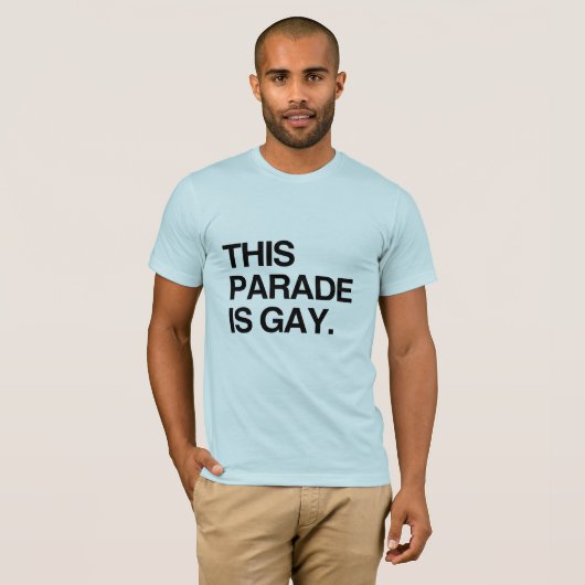 Deze parade is homo t-shirt (Voorkant volledig)