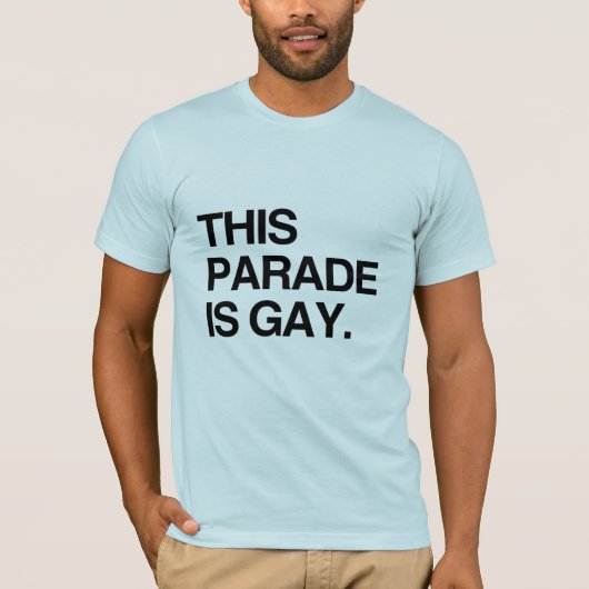 Deze parade is homo t-shirt (Voorkant)