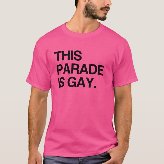 Deze parade is homo t-shirt (Voorkant)