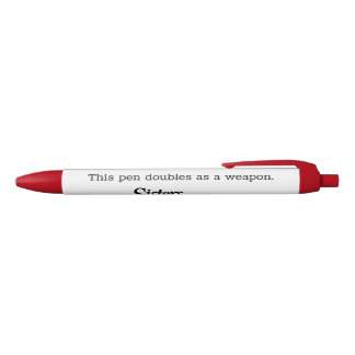 Deze pen is tevens een wapen