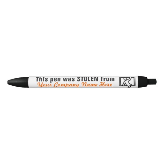 Deze pen was gestolen uit (uw firmanaam). (Voorkant)