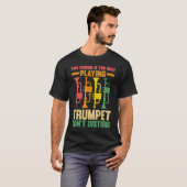 deze persoon is te druk bezig met het bespelen van t-shirt (Voorkant volledig)