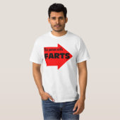 Deze persoon spuugt farts. t-shirt (Voorkant volledig)