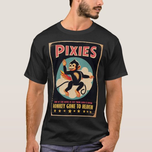 Deze Pixies Gone to Monkey T-shirt (Voorkant)