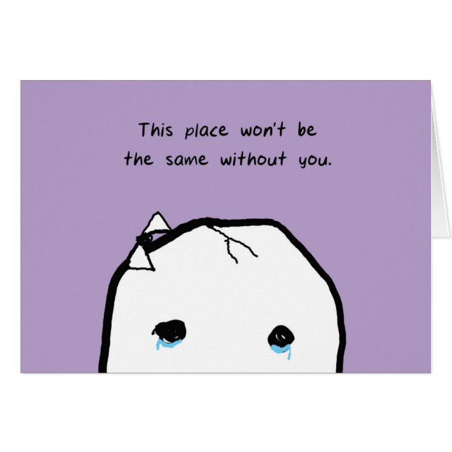 Deze plaats is niet hetzelfde zonder je creditcard (Voorkant Horizontaal)