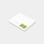 Deze plaats loopt op de Nota's van de Tijd van de  Post-it® Notes (Schuin)