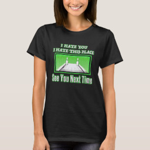 Deze plek haten Volgende keer Midnight Laser Tien  T-shirt