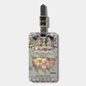 DEZE PORCINEOGRAPH, C1876 BAGAGELABEL (Voorkant verticaal)