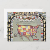 DEZE PORCINEOGRAPH, C1876 BRIEFKAART (Voorkant / Achterkant)