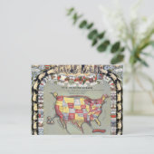 DEZE PORCINEOGRAPH, C1876 BRIEFKAART (Staand voorkant)