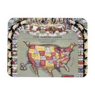 DEZE PORCINEOGRAPH, C1876 MAGNEET