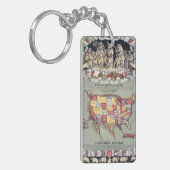 DEZE PORCINEOGRAPH, C1876 SLEUTELHANGER (Voorkant Links)