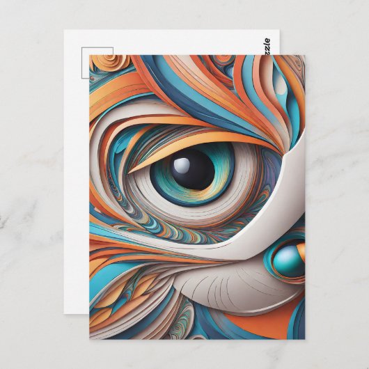 Deze prachtige kat vector kunst is de perfecte add briefkaart (Voorkant / Achterkant)