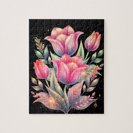 Deze prachtige tulpen legpuzzel (Verticaal)