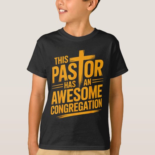 Deze predikant heeft een geweldige christelijke ge t-shirt (Voorkant)