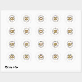 Deze pretzels maken me dorstig ronde sticker (Vel)