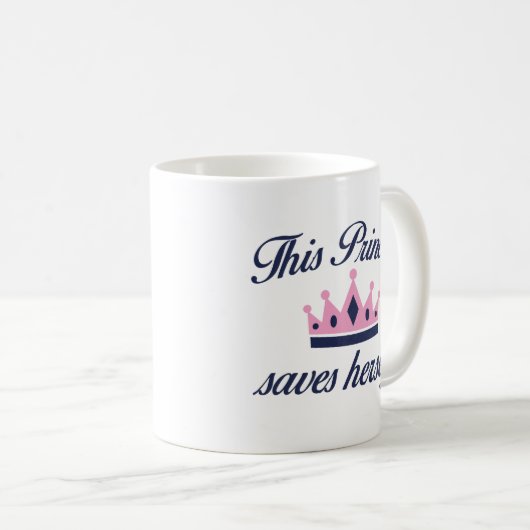 Deze prinses bewaart Herself Koffiemok (Voorkant rechts)