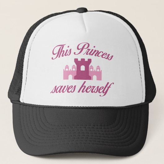 Deze prinses bewaart Herself Trucker Pet (Voorkant)
