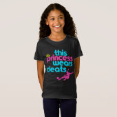 Deze prinses draagt Cleats - Golly Girls T-shirt (Voorkant volledig)
