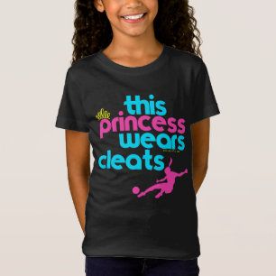 Deze prinses draagt Cleats - Golly Girls T-shirt