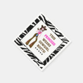 Deze prinses draagt Cowgirl Boots! Servetten (Hoek)