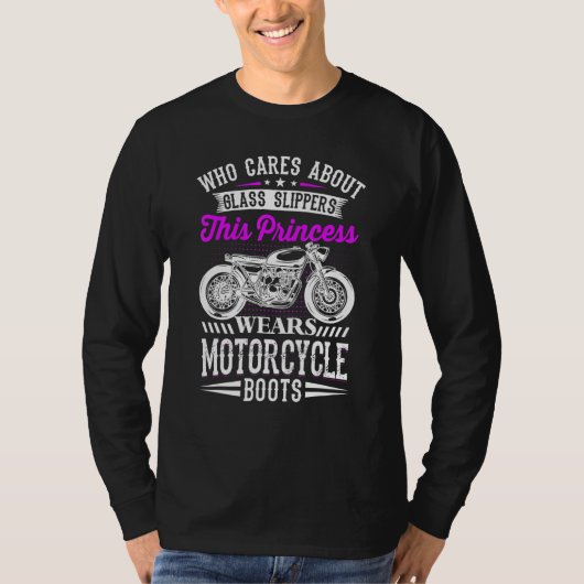Deze prinses draagt motorfietsen die geen glas sli t-shirt (Voorkant)