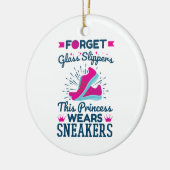 Deze prinses draagt Sneakers Keramisch Ornament (Links)