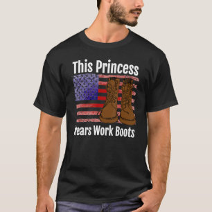 Deze prinses draagt werkboeken t-shirt