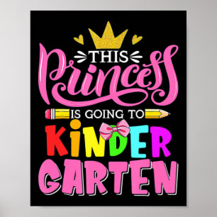 Deze prinses gaat terug naar Sch. Poster