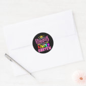 Deze prinses gaat terug naar Sch. Ronde Sticker (Envelop)