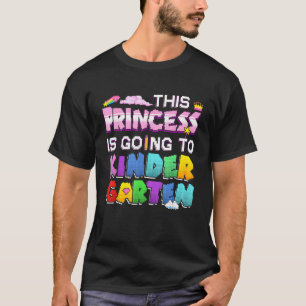 Deze prinses gaat terug naar Sch. T-shirt