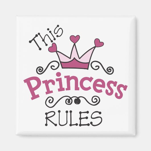 Deze prinses is van toepassing magneet (Voorkant)