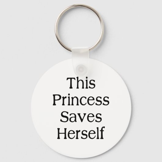Deze prinses redt sleutelhanger (Voorkant)