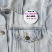 Deze prinses Wears Cleats Ronde Button 5,7 Cm (In situ)