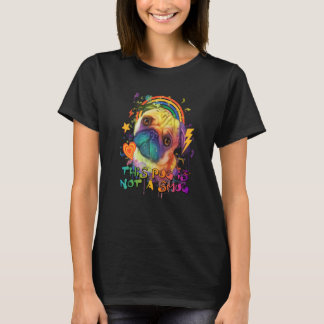 Deze pug is geen kleine Nederlandse Bulldog Humor T-shirt
