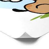 Deze puppy 1e verjaardag T shirten en cadeaus Poster (Hoek)