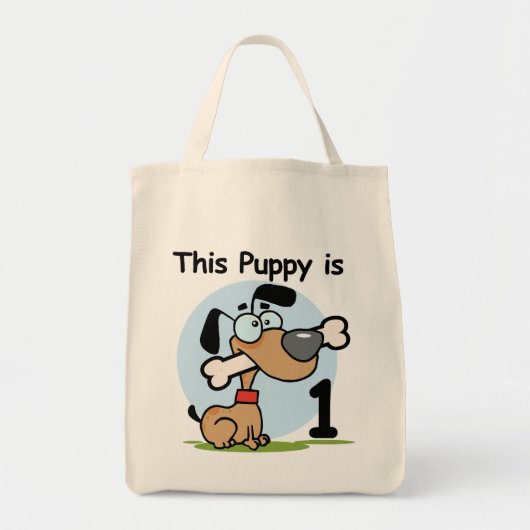 Deze puppy 1e verjaardag T shirten en cadeaus Tote Bag (Voorkant)