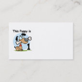 Deze puppy 1e verjaardag T shirten en cadeaus Visitekaartje (Achterkant)
