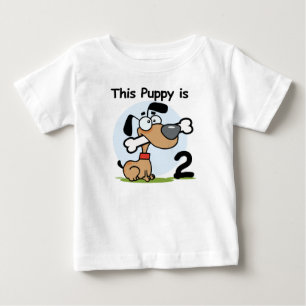 Deze Puppy 2e verjaardag T shirten en cadeaus