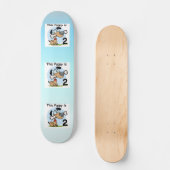 Deze Puppy 2e Verjaardag T shirten en Cadeaus Skateboard (Voorkant)