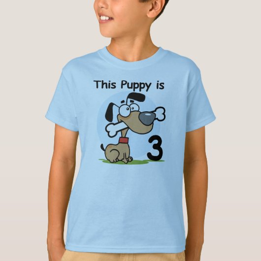 Deze Puppy 3e Verjaardag T-shirts en geschenken (Voorkant)