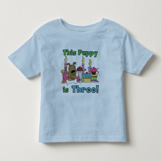 Deze puppy is drie T-shirts en geschenken (Voorkant)