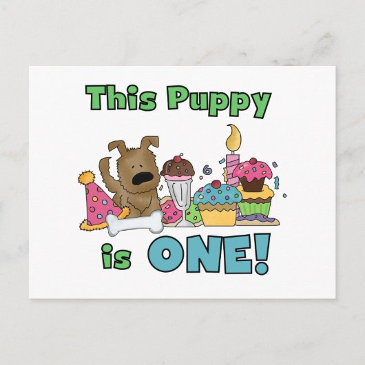 Deze Puppy is One Tshirts en geschenken Briefkaart (Voorkant)