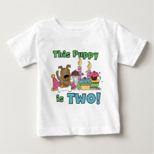Deze puppy is twee T-shirts en geschenken