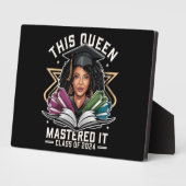 Deze Queen Meesterde het Klasse van 2024 Afstudere Fotoplaat (Zijkant)