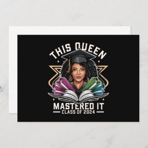 Deze Queen Meesterde het Klasse van 2024 Afstudere Kaart