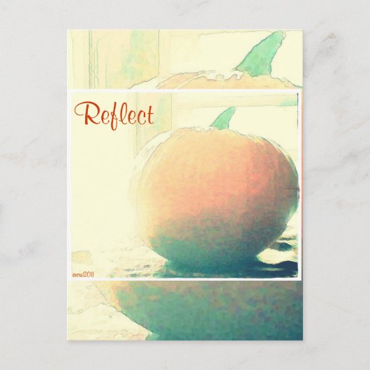 Deze Quiet Seasons Oktober pomkin Briefkaart (Voorkant)