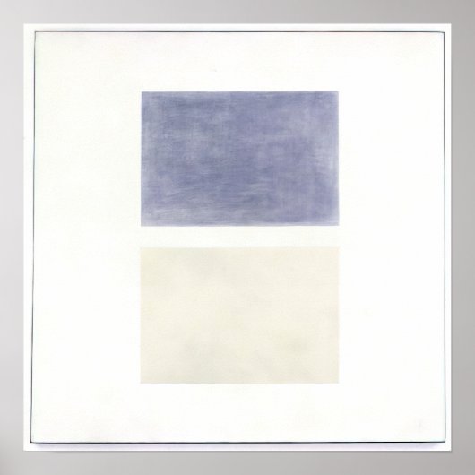 deze regen 1960 - Agnes Martin Poster (Voorkant)
