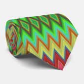 Deze regenboogpatroon das (Opgerold)