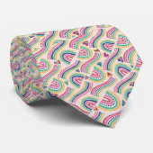 Deze regenboogpatroon das (Opgerold)